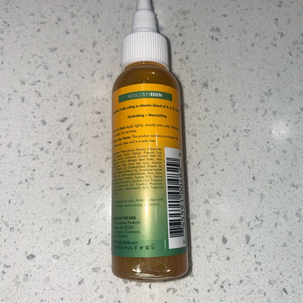 Papaya Castor Scalp Massaging Serum - Orange and Green - Picture 2 of 2